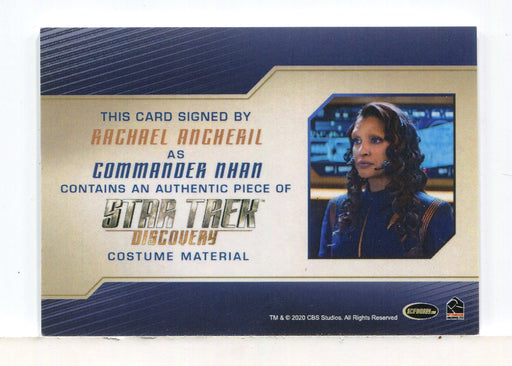 Star Trek Discovery Season 3 Rachael Ancheril Autograph Costume Card 2020 - TvMovieCards.com