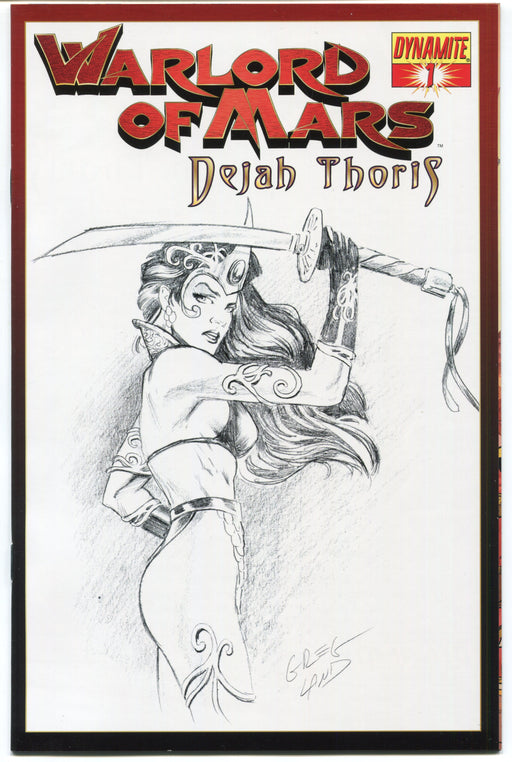 Warlord of Mars Dejah Thoris #1 Greg Land Variant Dynamite 2011 VF - TvMovieCards.com