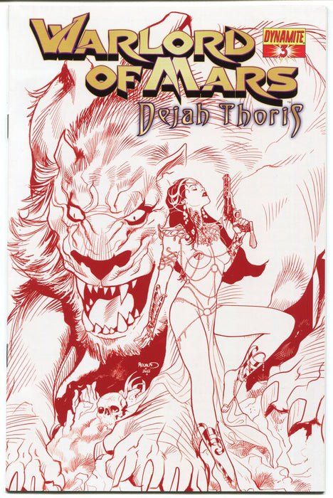 Warlord of Mars Dejah Thoris #3 Paul Renaud Red Variant Dynamite 2011 VF - TvMovieCards.com
