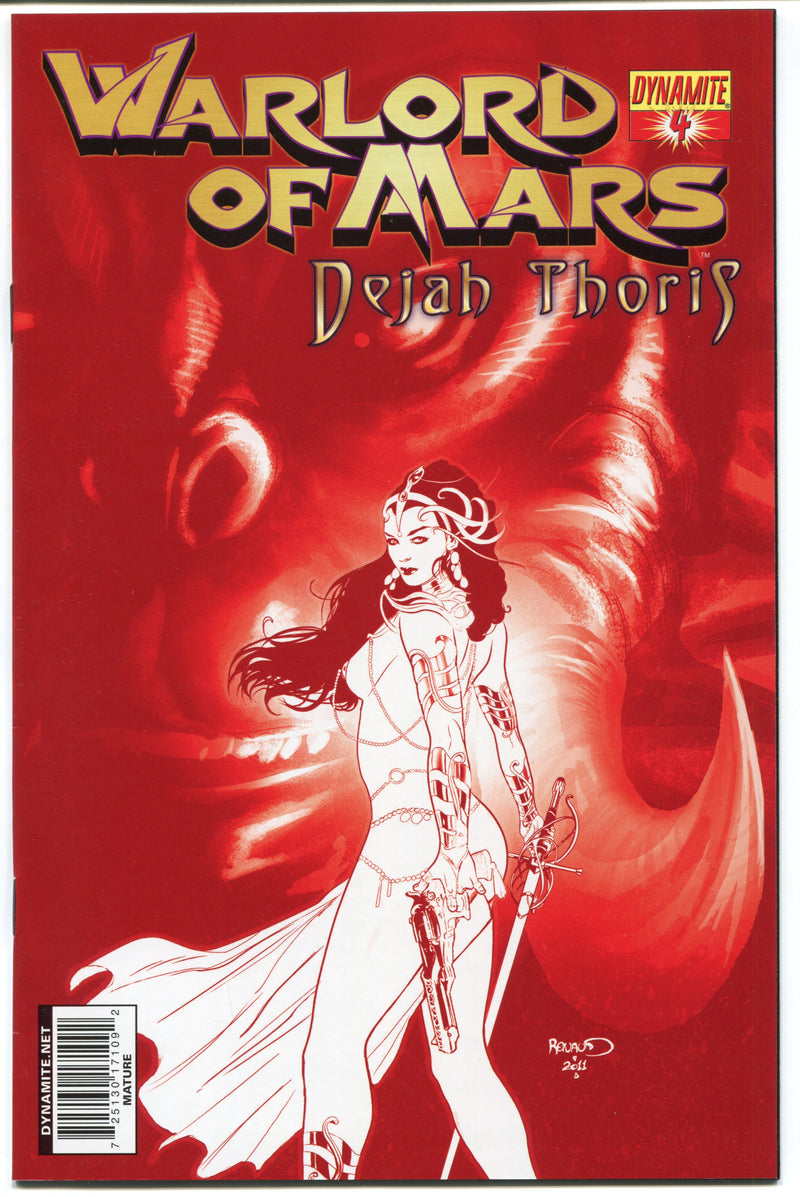 Warlord of Mars Dejah Thoris #4 Paul Renaud Red Variant Dynamite 2011 VF - TvMovieCards.com