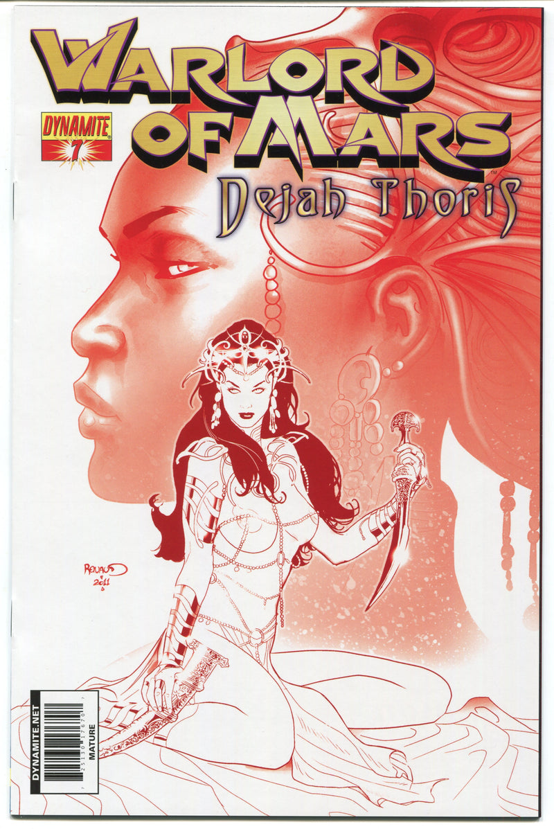 Warlord of Mars Dejah Thoris #7 Paul Renaud Red Variant Dynamite 2011 VF - TvMovieCards.com