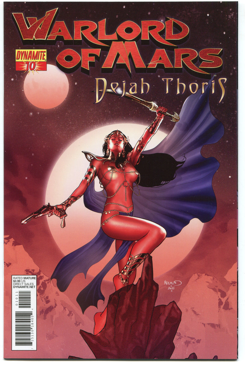 Warlord of Mars Dejah Thoris #10 Cover Paul Renaud Dynamite 2011 VF - TvMovieCards.com