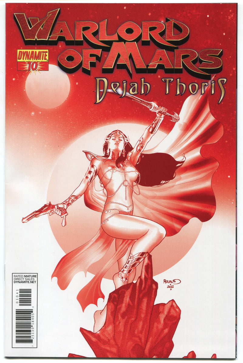 Warlord of Mars Dejah Thoris #10 Paul Renaud Red Variant Dynamite 2011 VF - TvMovieCards.com