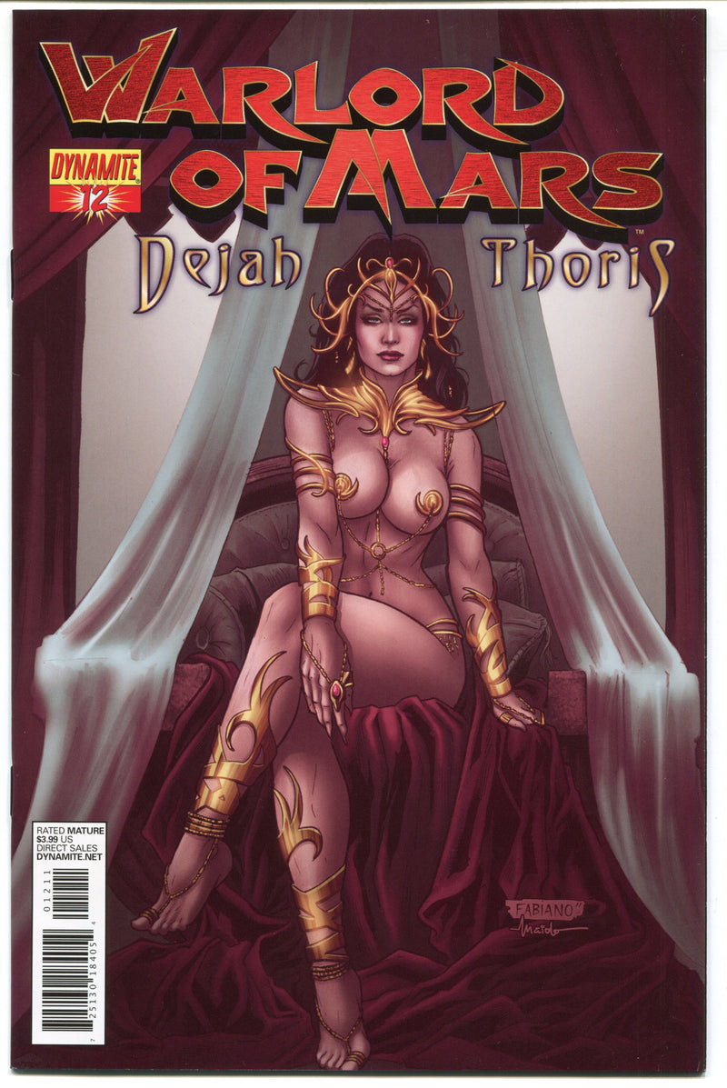 Warlord of Mars Dejah Thoris #12B Cover Fabiano Neves Dynamite 2011 VF - TvMovieCards.com