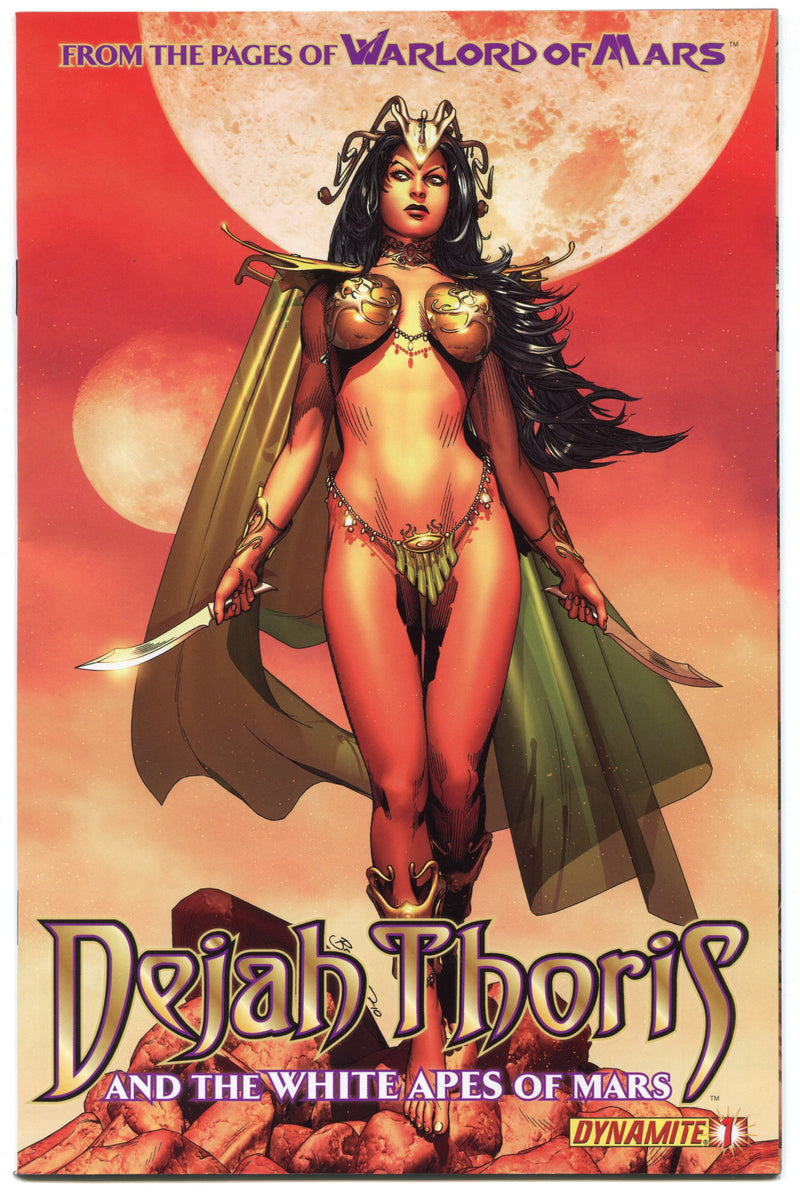 Dejah Thoris And The White Apes of Mars #1 Brandon Peterson Dynamite 2011 - TvMovieCards.com