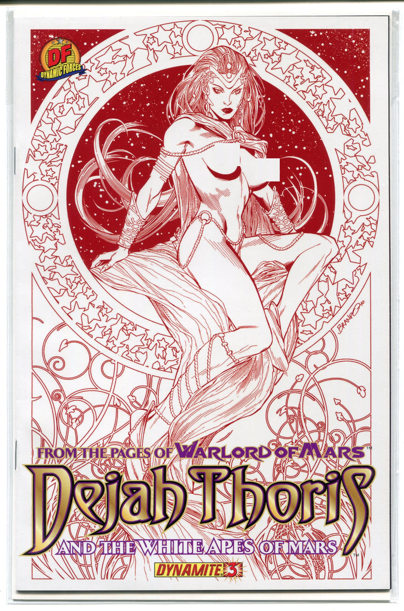 Dejah Thoris And The White Apes of Mars #3 Variant DF Exclusive 450 Dynamite 201 - TvMovieCards.com