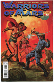 Warriors of Mars #1 Cover Joe Jusko Dynamite 2012 VF/EX - TvMovieCards.com