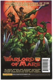 Warlord of Mars #1 Cover Joe Jusko Cover Dynamite Oct 2010 VF/EX - TvMovieCards.com