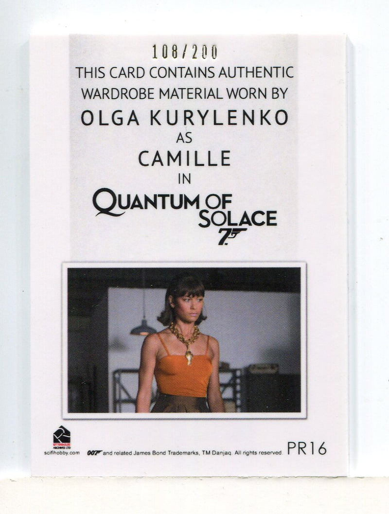 James Bond Archives Spectre Camille's Body Suit Relic Costume Card PR16 #108/200 - TvMovieCards.com