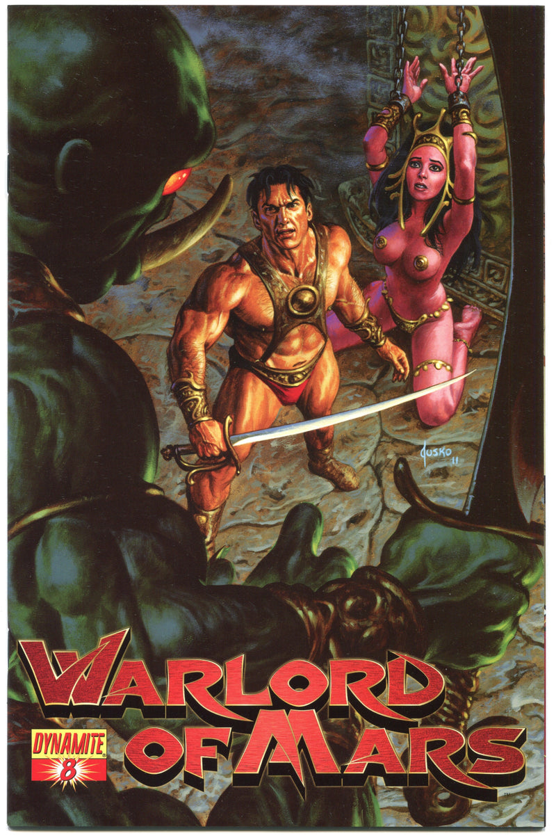 Warlord of Mars #8 Joe Jusko Cover Dynamite 2011 VF/EX - TvMovieCards.com