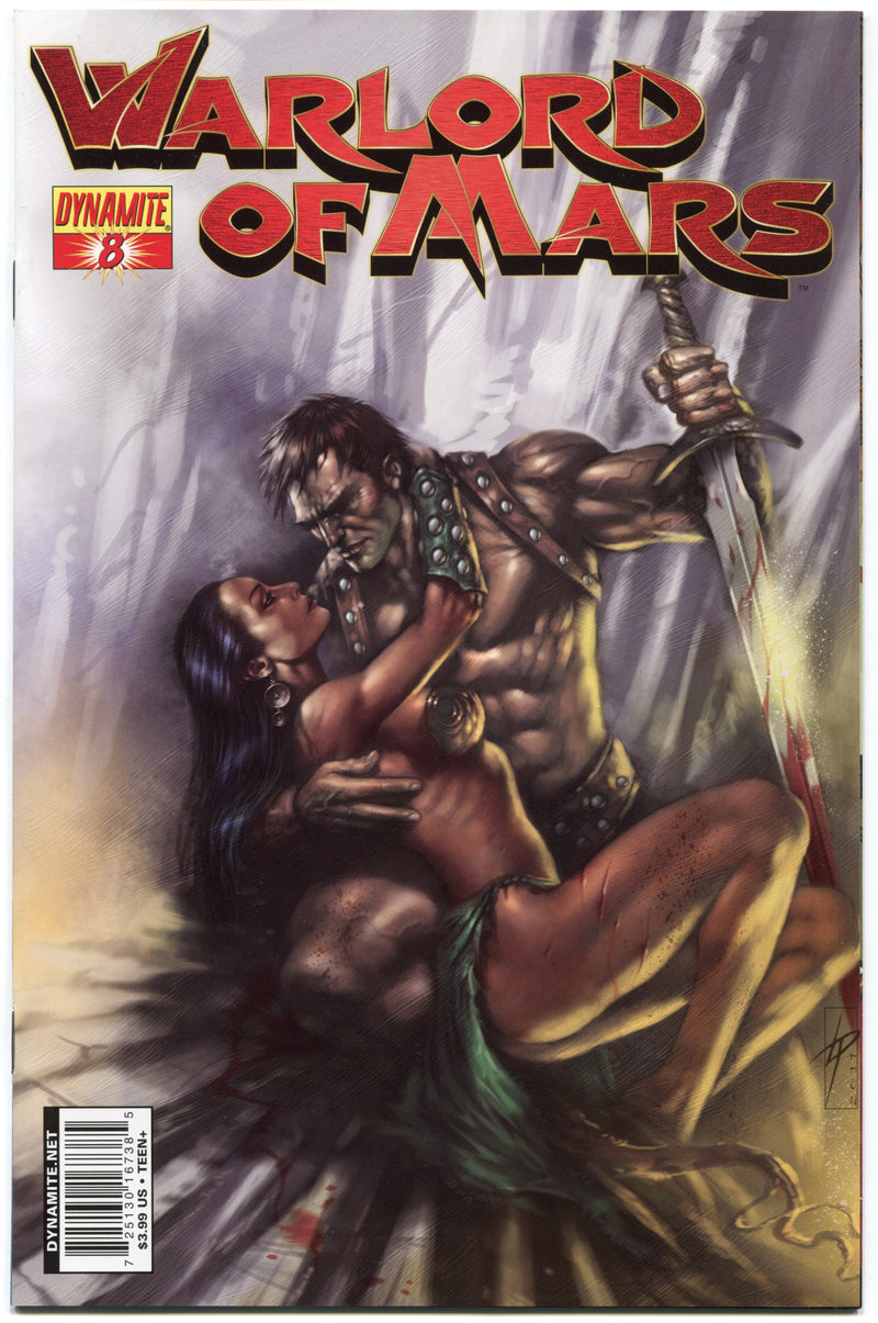 Warlord of Mars #8 Lucio Parrillo Cover Dynamite 2011 VF/EX - TvMovieCards.com