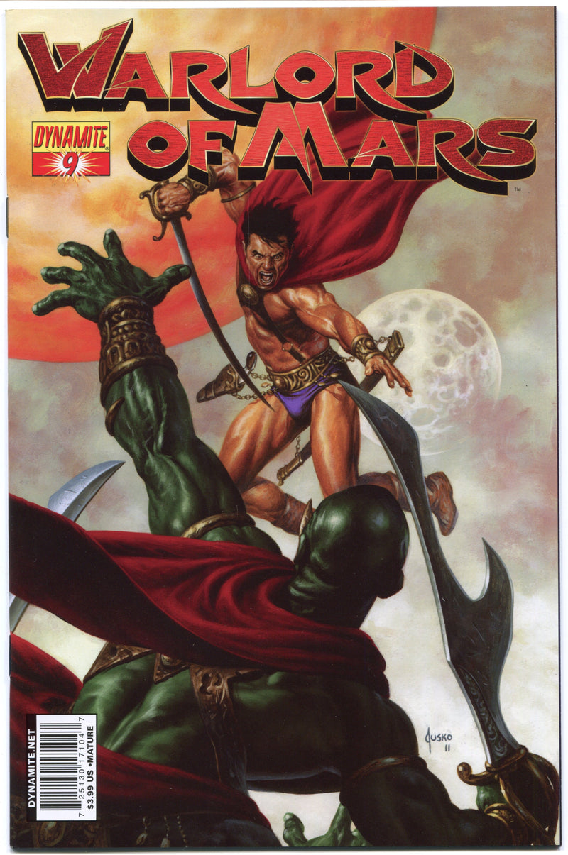 Warlord of Mars #9 Joe Jusko Cover Dynamite 2011 VF/EX - TvMovieCards.com