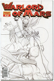 Warlord of Mars #9 Joe Jusko Sketch Variant Cover Dynamite 2011 VF/EX - TvMovieCards.com