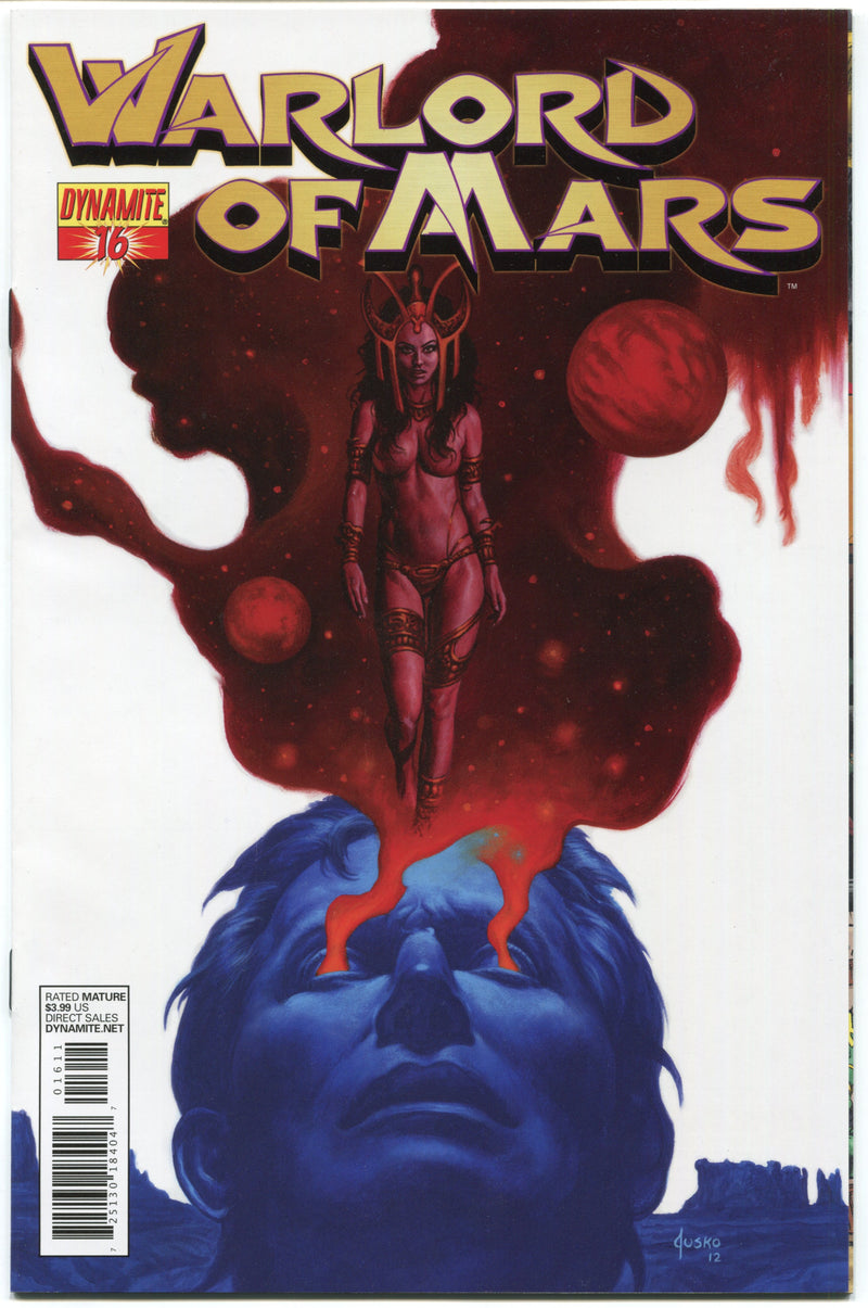 Warlord of Mars #16 Joe Jusko Cover Dynamite 2012 VF/EX - TvMovieCards.com