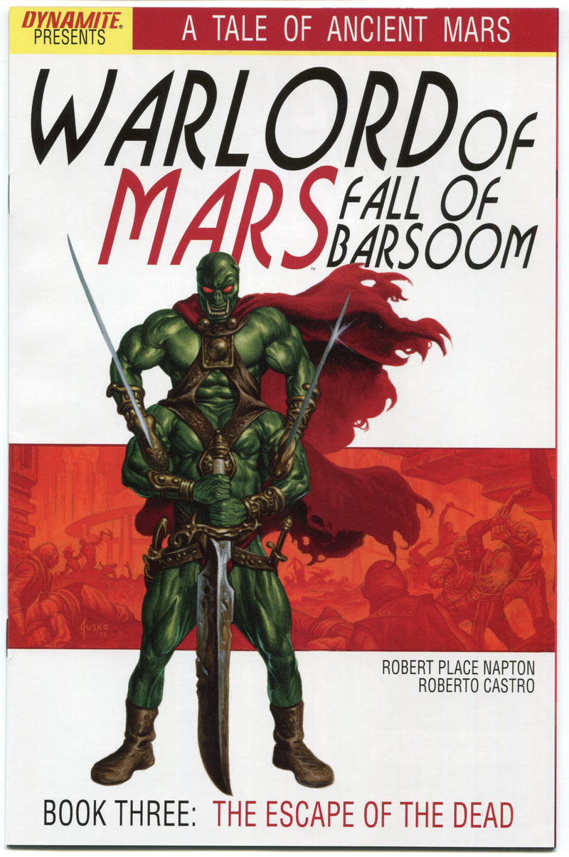 Warlord of Mars Fall of Barsoom Book 1 2 3 Set Dynamite 2011 VF/EX - TvMovieCards.com