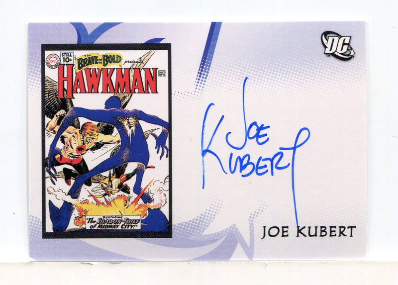 DC Legacy Joe Kubert Autograph Card DC Comics Rittenhouse 2007 - TvMovieCards.com