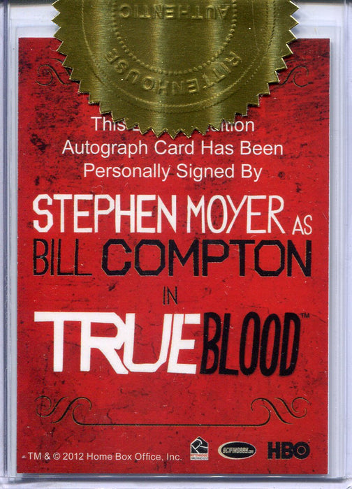 True Blood Season 6 Dealer Incentive Stephen Moyer Autograph Card - TvMovieCards.com