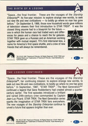 Star Trek 25th Anniversary Series 1 Hologram Chase Card Set H1 and H2 Impel - TvMovieCards.com