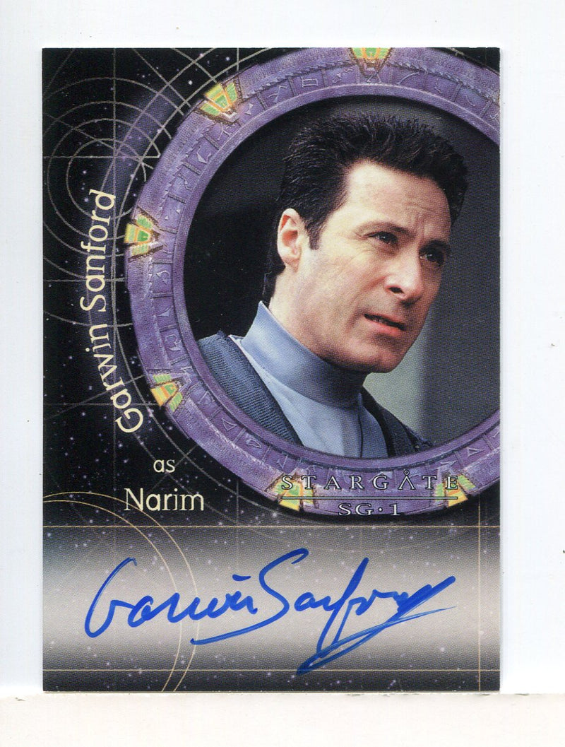 Stargate SG-1 Season Five Garwin Sanford as Narim Autograph Card A22 - TvMovieCards.com