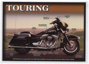 2005 Touring FLHTI Harley Davidson Accessories Spec Sheet Dealer Card - TvMovieCards.com