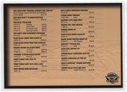 2005 Touring FLHTI Harley Davidson Accessories Spec Sheet Dealer Card - TvMovieCards.com