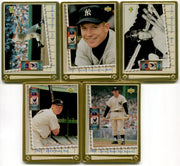 1995 Metallic Impressions Mickey Mantle 5 Card Set Upper Deck - TvMovieCards.com