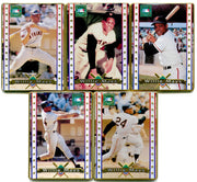 1995 Metallic Impressions Willie Mays 5 Card Set Cooperstown Collection - TvMovieCards.com