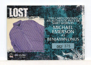 Lost Archives Michael Emerson as Benjamin Linus Relic Costume Card #082/375 - TvMovieCards.com