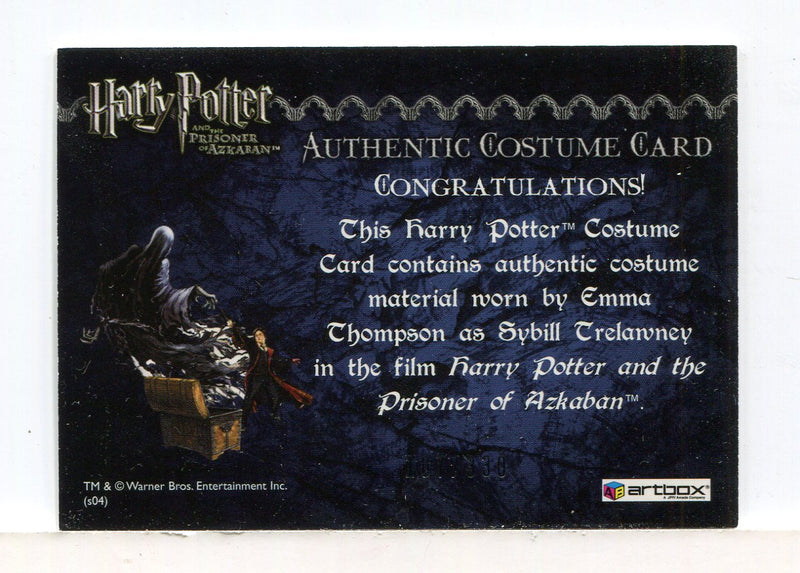 Harry Potter Prisoner Azkaban Update Sybil's Top Costume Card HP #107/330 - TvMovieCards.com