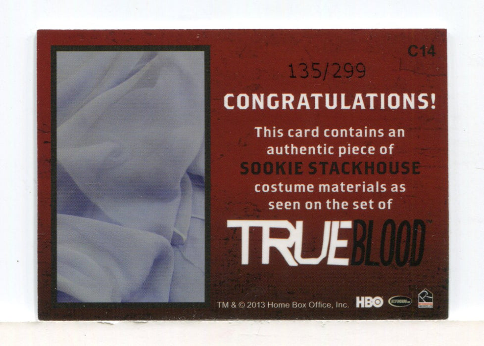 True Blood Archives Sookie Stackhouse Costume Card C14 #135/299 - TvMovieCards.com