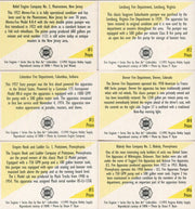 1993 Fire Engines Series 1 Prism Chase Card Set #1 thru #6 - TvMovieCards.com