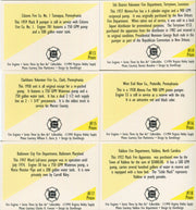 1994 Fire Engines Series 3 Prism Chase Card Set #13 thru #18 - TvMovieCards.com