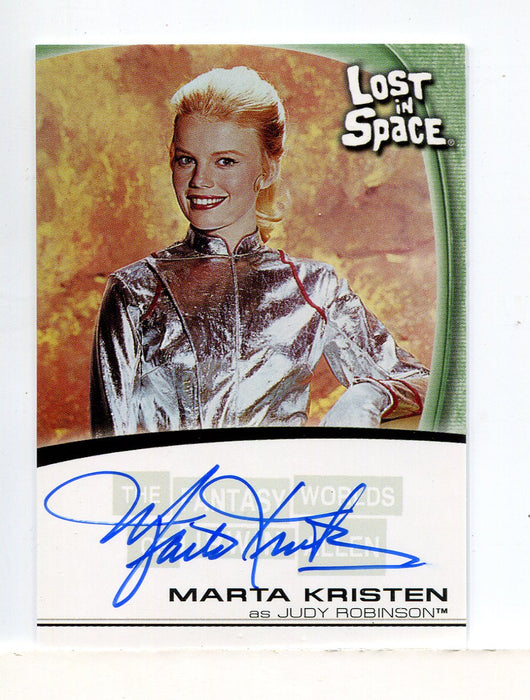Fantasy Worlds of Irwin Allen Lost in Space Marta Kristen Autograph Card A7 - TvMovieCards.com