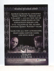 Harry Potter Heroes & Villains Single Promo Card P2 Artbox 2010 - TvMovieCards.com