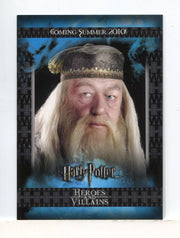 Harry Potter Heroes & Villains Single Promo Card P3 Artbox 2010 - TvMovieCards.com