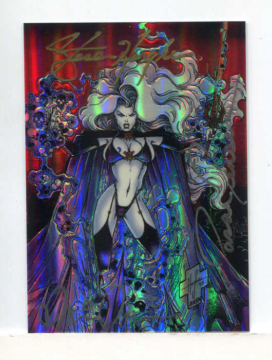 Lady Death II Steven Hughes Jason Jensen Brian Polido Autograph Promo Card - TvMovieCards.com