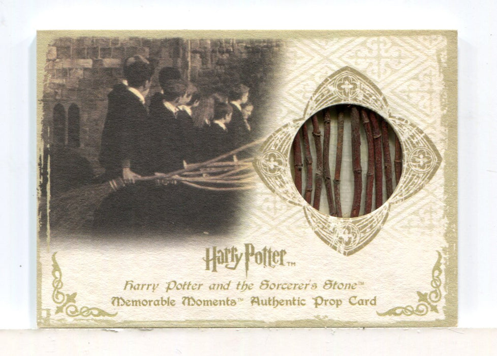Harry Potter Memorable Moments Practice Broom Bristles Prop Card HP P1 #013/235 - TvMovieCards.com