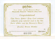 Harry Potter Memorable Moments Practice Broom Bristles Prop Card HP P1 #013/235 - TvMovieCards.com