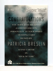 Twilight Zone 3 Shadows and SubstanceDean Stockwell Autograph Card A-40 A40 - TvMovieCards.com
