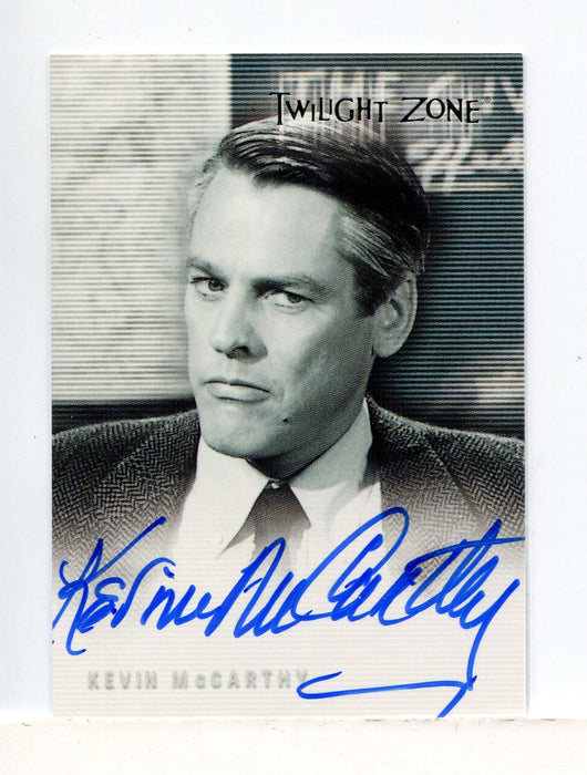 Twilight Zone Premiere Edition Kevin McCarthy Autograph Card A-6 - TvMovieCards.com