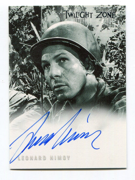Twilight Zone 3 Shadows and Substance Leonard Nimoy Autograph Card A-44 - TvMovieCards.com