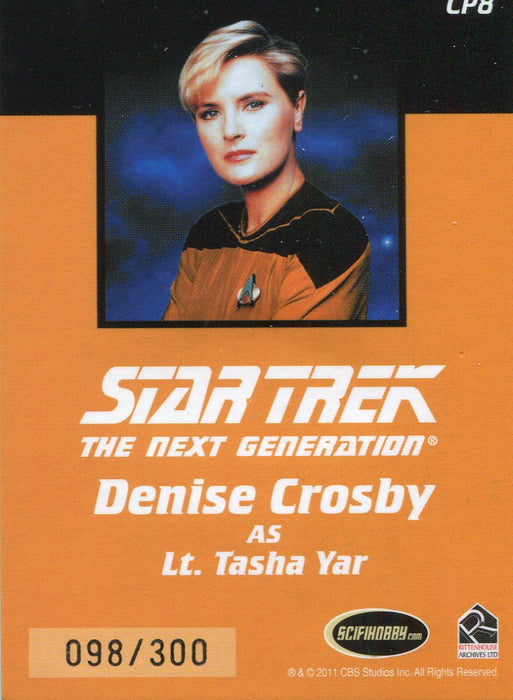 Star Trek TNG Complete Series 2 Communicator Pin Card CP8 Crosby Lt. Yar - TvMovieCards.com