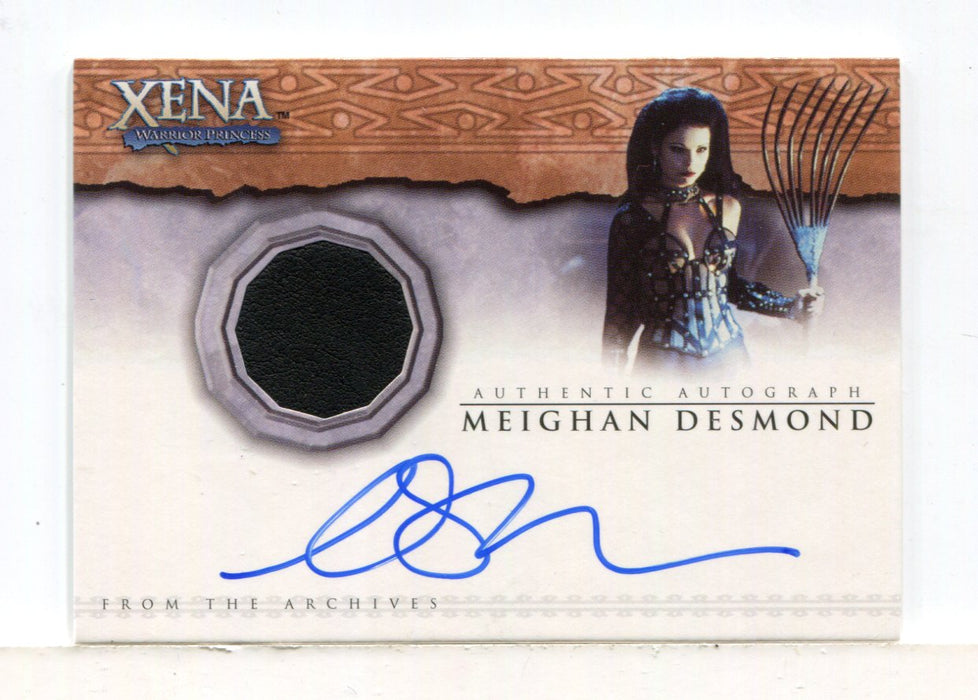 Xena Beauty and Brawn Meighan Desmond Autograph Costume Card AC3 - TvMovieCards.com