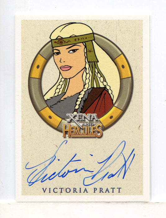 Xena & Hercules Animated Adventures Victoria Pratt Cyane Autograph Card - TvMovieCards.com