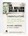 Six Million Dollar Man 1 & 2 Richard Anderson Oscar Goldman Autograph Card A2 - TvMovieCards.com