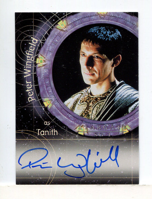 Stargate SG-1 Season Four Peter Wingfield as Tanith Autograph Card A14 - TvMovieCards.com