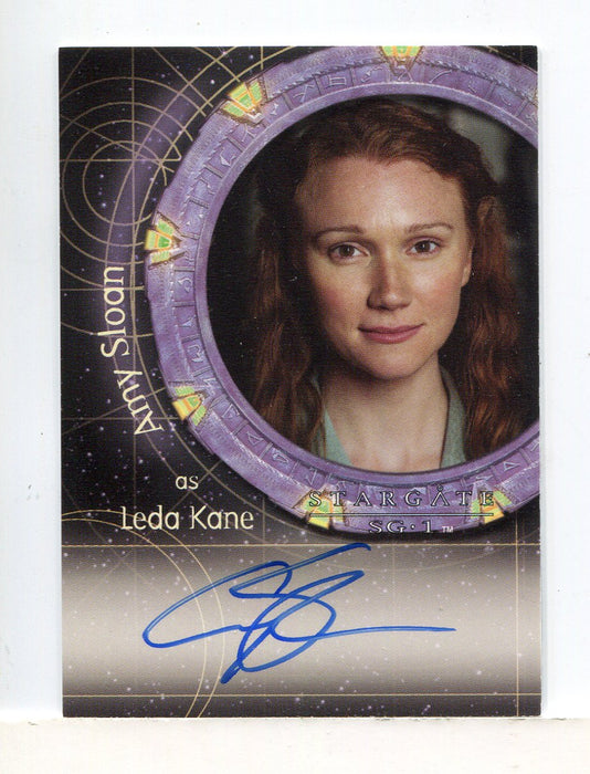 Stargate SG-1 Season Nine Amy Sloan Autograph Card A82 - TvMovieCards.com