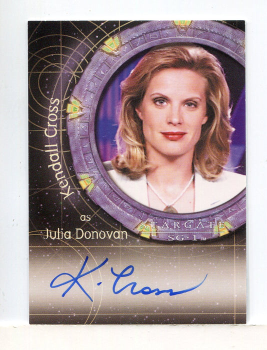Stargate SG-1 Season Nine Kendall Cross Autograph Card A94 - TvMovieCards.com