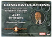 2008 Iron Man Movie Jeff Bridges as Obadiah Stane White Dress Shirt Costume Card - TvMovieCards.com