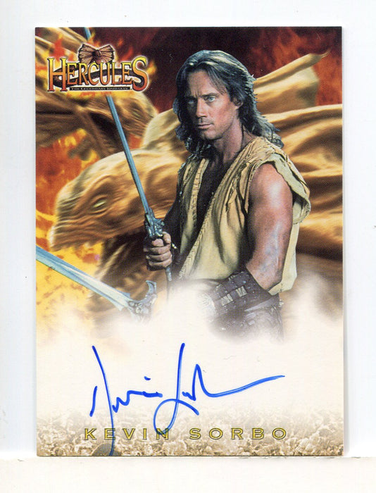 Hercules Complete Journeys Kevin Sorbo Hercules Expansion Autograph Card HXA1 - TvMovieCards.com